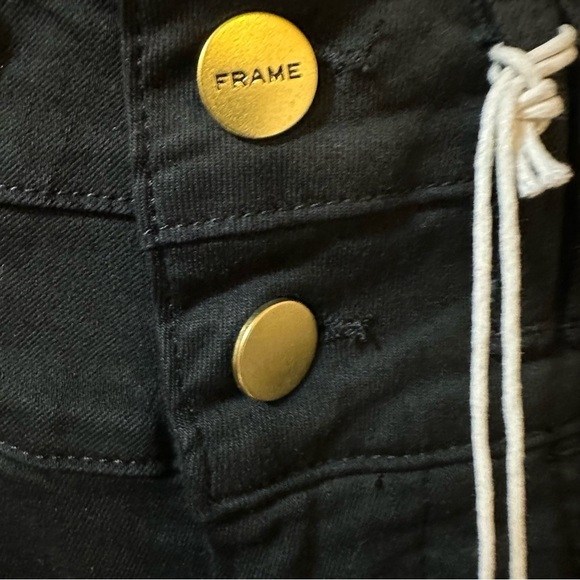 NWT FRAME cigarette jean, black, size 27 RARE!! Reg. $248 - Picture 2 of 5